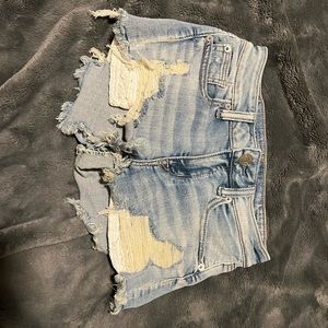 American Eagle jean shorts size 0
